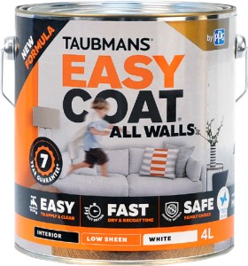 Taubmans+4L+%26lsquo%3BEasycoat%26rsquo%3B+Interior+Paint