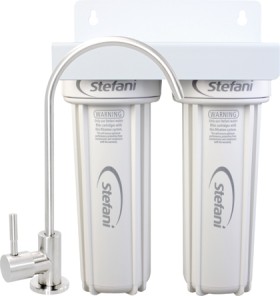 Stefani+Twin+Stage+Undersink+Water+Filtration+System