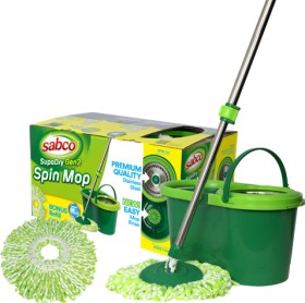 Sabco+%26lsquo%3BSupaDry%26rsquo%3B+Gen+2+Spin+Mop+%26amp%3B+Bucket