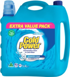 Cold+Power+5.4L+%26lsquo%3BAdvanced+Clean%26rsquo%3B+Laundry+Detergent