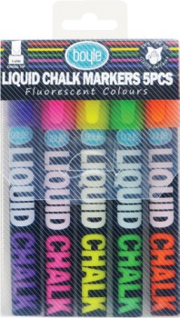 Boyle+Liquid+Chalk+Markers+Pack+of+5