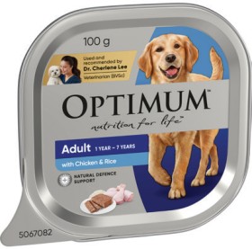 Optimum+Wet+Dog+Food+85%E2%80%91100g+Selected+Varieties