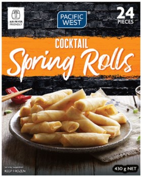 Pacific+West+Spring+Rolls+430g+or+Dim+Sims+400g+Selected+Varieties