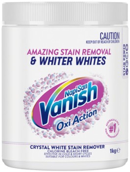 Vanish+NapiSan+Oxi+Action+Stain+Remover+1kg+Selected+Varieties