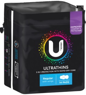 U+By+Kotex+Pads+6%E2%80%9116+Pack+Selected+Varieties