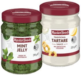 MasterFoods+Mint+Jelly+290g%2C+Tartare+Sauce+220g+or+Seafood+Cocktail+Sauce+260g