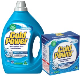 Cold+Power+Laundry+Powder+2kg%2C+Liquid+2+Litre+or+Capsules+26+Pack+Selected+Varieties