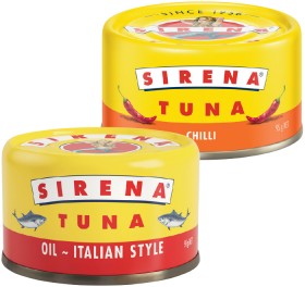 Sirena+Tuna+95g+Selected+Varieties