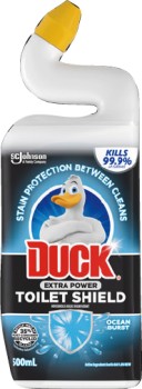 Duck+Extra+Power+Toilet+Shield+Disinfectant+500mL+Selected+Varieties