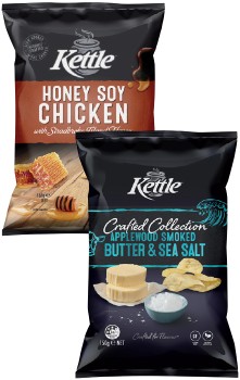 Kettle+Potato+Chips+150%E2%80%91165g+Selected+Varieties