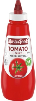 MasterFoods+Tomato+or+Barbecue+Sauce+475-500mL+Selected+Varieties