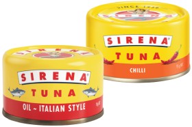 Sirena+Tuna+95g+Selected+Varieties