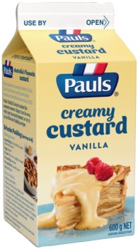 Pauls+Vanilla+Custard+600g+Selected+Varieties