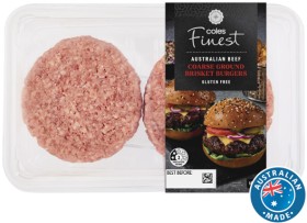 Coles+Finest+Australian+No+Added+Hormones+Beef+Brisket+Burgers+600g