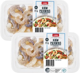 Coles+Raw+Peeled+Prawns+260g