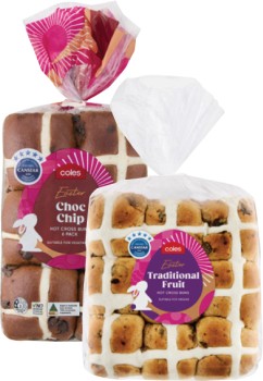 Coles+Hot+Cross+Buns+3+Pack%2C+6+Pack+or+9+Pack