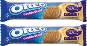 NEW+Oreo+Caramilk+Cream+Biscuits+131g