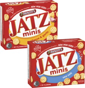 NEW+Arnott%26%23039%3Bs+Jatz+Mini+Crackers+170g