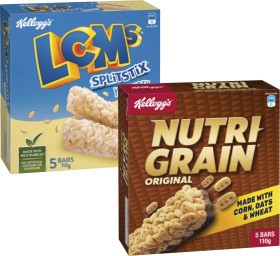 Kellogg%26%23039%3Bs+Nutri+Grain+or+LCMs+Bars+5+Pack+100g-110g