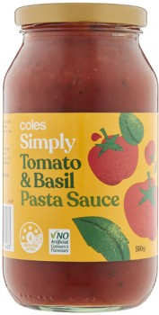 Coles+Simply+Pasta+Sauce+510g