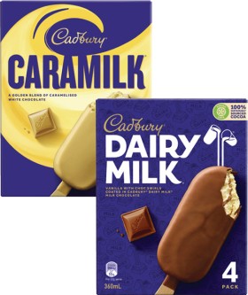 Cadbury+Dairy+Milk+Sticks+4+Pack-6+Pack+300mL-360mL