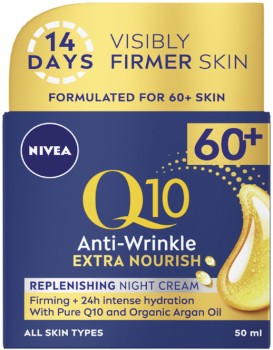 Nivea+Q10+Anti+Wrinkle+Extra+Nourish+Night+Cream+50mL