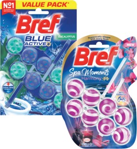 Bref+Spa+Moments+or+Blue+Active+In+The+Bowl+Toilet+Cleaner+Twin+Pack+100g