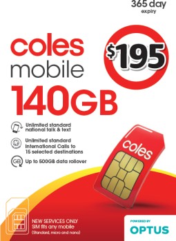 Coles+Mobile+%24195+Prepaid+SIM