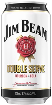 Jim+Beam+White+Double+Serve+6.7%25+Cans+10x375mL