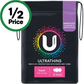 U+by+Kotex+Ultrathins+Pads+Pk+8-14