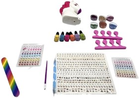 NEW+Fab+You%21+Unicorn+Nail+Art+Kit+With+Unicorn+Nail+Dryer