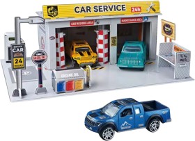 Skyway+Diecast+Car+Service+Station+Playset