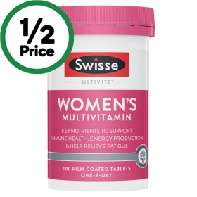 Swisse+Ultivite+Women%26rsquo%3Bs+Multivitamin+Tablets+Pk+100%7E