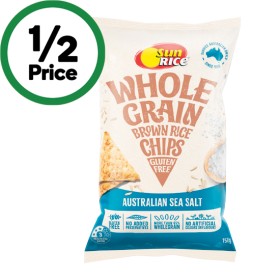 SunRice+Brown+Rice+Chips+150g+%26ndash%3B+From+the+Health+Food+Aisle