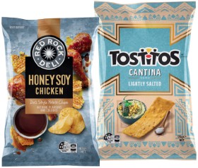 Red+Rock+Deli+Chips+150-165g+or+Tostitos+165-175g+Selected+Varieties