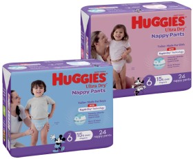 Huggies+Nappy+Pants+24%E2%80%9136+Pack+Selected+Varieties