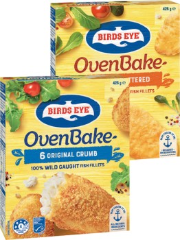 Birds+Eye+Oven+Bake+Fish+Fillets+425g+Selected+Varieties