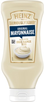 Heinz+Seriously+Good+Mayonnaise+or+Aioli+Squeezy+500mL+Selected+Varieties