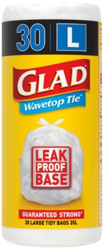 Glad+Wavetop+Tie+Tidy+Bags+20%E2%80%9140+Pack+Selected+Varieties