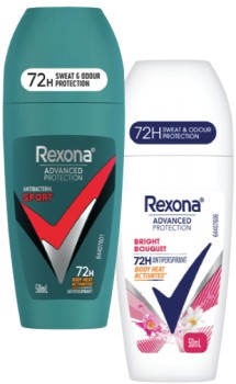 Rexona+Advanced+Protection+Antiperspirant+Roll%E2%80%91On+50mL+Selected+Varieties