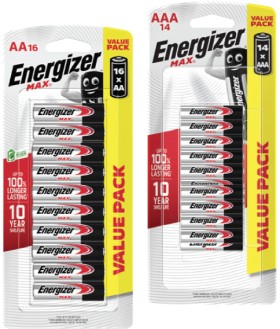 Energizer+Max+Batteries+AA+16+Pack+or+AAA+14+Pack