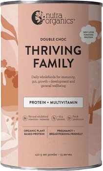 Nutra+Organics+Thriving+Family+Protein%2B+Double+Choco+450g