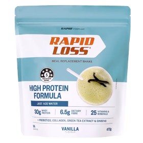 Rapid+Loss+High+Protein+Meal+Replacement+Shake+Vanilla+672g