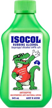 Isocol+Antiseptic+Rubbing+Alcohol+Lotion+345ml