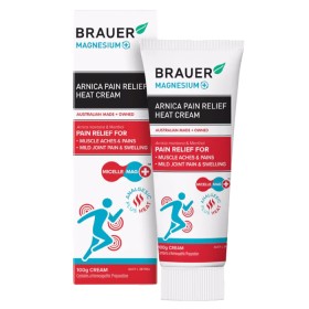 Brauer+Magnesium%2B+Arnica+Pain+Relief+Heat+Cream+100g