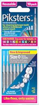 Piksters+Interdental+Brushes+10+Pack