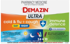 Demazin+Ultra+Cough+Cold+and+Flu+%2B+Immune+Defence+34+Tablets