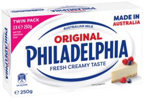 Philadelphia+Original+Cream+Cheese+Block+2x250g