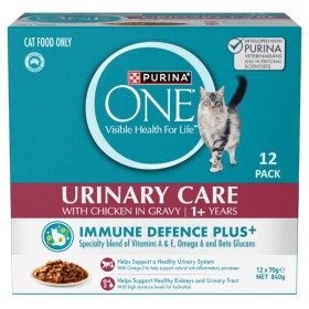 Purina+One+Wet+Cat+Food+12x70g+Selected+Varieties