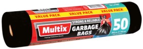 Multix+56+Litre+Extra+Wide+Garbage+Bags+50+Pack